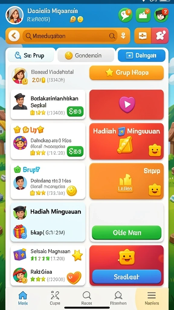 rahayu88 - Tampilan antarmuka pengguna yang menarik dan modern.